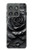 S3969 Black Rose Hard Brush Stroke Case For Motorola Edge (2025)
