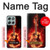 S0415 Fire Guitar Burn Case For Motorola Moto G56