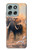 S1292 Dusty Elephant Egrets Case For Motorola Moto G56