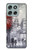 S1295 Eiffel Painting of Paris Case For Motorola Moto G56