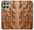 S1307 Fish Wood Carving Graphic Printed Case For Motorola Moto G56