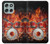 S1431 Skull Drum Fire Rock Case For Motorola Moto G56