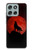 S2955 Wolf Howling Red Moon Case For Motorola Moto G56