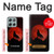 S2955 Wolf Howling Red Moon Case For Motorola Moto G56