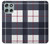 S3452 Plaid Fabric Pattern Case For Motorola Moto G56