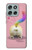 S3923 Cat Bottom Rainbow Tail Case For Motorola Moto G56 S3923 Cat Bottom Rainbow Tail Case For Motorola Moto G56