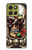 S0753 Skull Wing Rose Punk Case For Motorola Moto G86