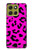 S1850 Pink Leopard Pattern Case For Motorola Moto G86