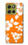 S2245 Hawaiian Hibiscus Orange Pattern Case For Motorola Moto G86