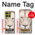 S2399 White Lion Face Case For Motorola Moto G86