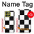 S2492 Black and White Check Case For Motorola Moto G86