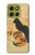 S3229 Vintage Cat Poster Case For Motorola Moto G86