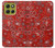 S3354 Red Classic Bandana Case For Motorola Moto G86