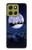 S3508 Xmas Santa Moon Case For Motorola Moto G86