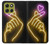 S3512 Cute Mini Heart Neon Graphic Case For Motorola Moto G86