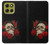 S3753 Dark Gothic Goth Skull Roses Case For Motorola Moto G86