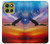 S3841 Bald Eagle Flying Colorful Sky Case For Motorola Moto G86