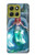 S3911 Cute Little Mermaid Aqua Spa Case For Motorola Moto G86