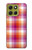 S3941 LGBT Lesbian Pride Flag Plaid Case For Motorola Moto G86