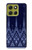 S3950 Textile Thai Blue Pattern Case For Motorola Moto G86