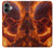 S4062 Fire Skull Case For iPhone 16 plus