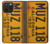 S4060 Vintage California Car License Plate Case For iPhone 15 Pro Max