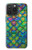 S4071 Colorful Mermaid Scale Case For iPhone 15 Pro Max