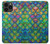 S4071 Colorful Mermaid Scale Case For iPhone 13 Pro Max