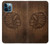 S4035 Native American Wood Carving Case For iPhone 12 Pro Max