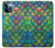 S4071 Colorful Mermaid Scale Case For iPhone 12 Pro Max