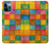 S4077 Water Color Painting Colorful Check Pattern Case For iPhone 12 Pro Max
