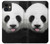 S4049 Cute Panda Stick Out Tongue Case For iPhone 11