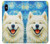 S4064 Smile Dog Van Gogh Starry Night Case For iPhone X, iPhone XS