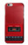 S4073 Vintage Red Cassette Player Graphic Case For iPhone 6 6S