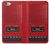 S4073 Vintage Red Cassette Player Graphic Case For iPhone 6 6S
