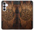 S4036 Viking Vegvisir Compass Wood Case For Samsung Galaxy S25 FE