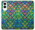 S4071 Colorful Mermaid Scale Case For Samsung Galaxy S25 Edge