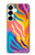 S4037 Colorful Zebra Pattern Case For Samsung Galaxy S25 Plus