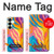 S4037 Colorful Zebra Pattern Case For Samsung Galaxy S25 Plus