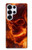 S4062 Fire Skull Case For Samsung Galaxy S25 Ultra