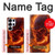 S4062 Fire Skull Case For Samsung Galaxy S25 Ultra