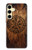 S4036 Viking Vegvisir Compass Wood Case For Samsung Galaxy S24 FE