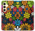 S4043 Colorful Flowers Cartoon Case For Samsung Galaxy S24