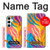 S4037 Colorful Zebra Pattern Case For Samsung Galaxy S24 Plus