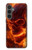 S4062 Fire Skull Case For Samsung Galaxy S23 FE