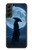 S4034 Samurai Moon Night Case For Samsung Galaxy S22 Plus