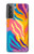S4037 Colorful Zebra Pattern Case For Samsung Galaxy S21 Plus 5G, Galaxy S21+ 5G