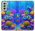 S4058 Colorful Aquarium Case For Samsung Galaxy S21 FE 5G