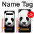 S4049 Cute Panda Stick Out Tongue Case For Samsung Galaxy S10 5G