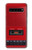 S4073 Vintage Red Cassette Player Graphic Case For Samsung Galaxy S10 5G